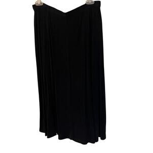 Vintage Laura Ashley Black midi maxi skirt with a touch‎ of elegance size M
